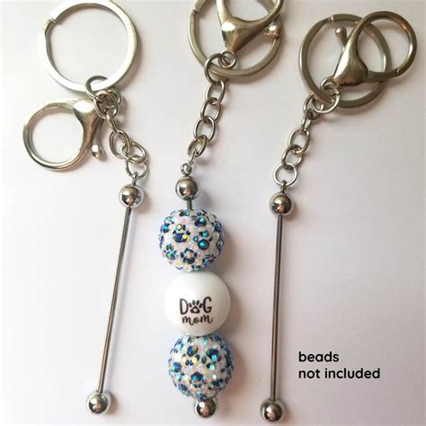 BEADABLE KEYCHAIN BLANK Diy Keychain Kit Bubblegum Keychain - Etsy