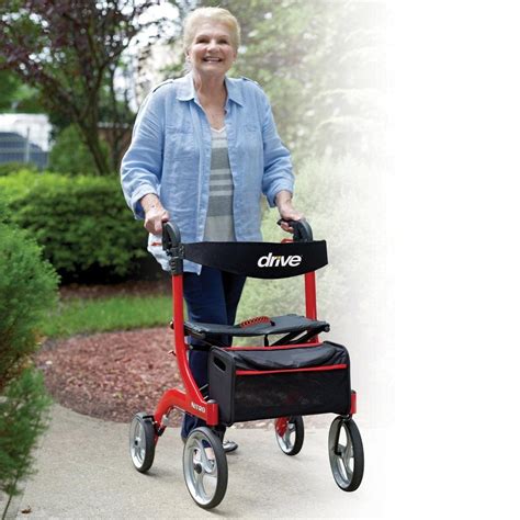 Drive Medical Nitro Euro Style Rollator Rolling Walker — Shop Home Med