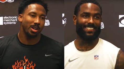 Myles Garrett And Elijah Moore Live Press Conference Youtube