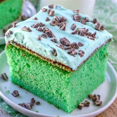 Easy Minty Grasshopper Cake Video The Country Cook