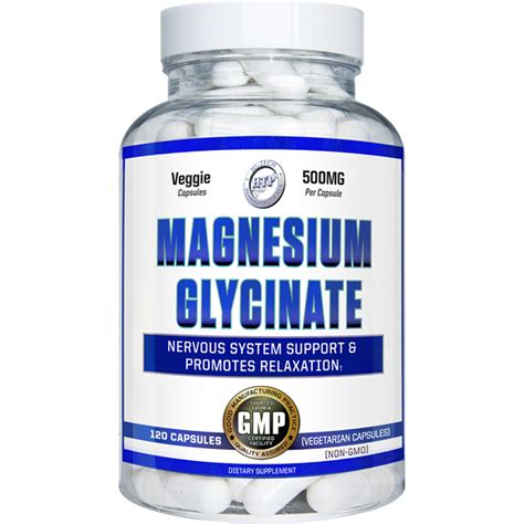 Magnesium Glycinate 120ct — Hi-Tech Pharmaceuticals