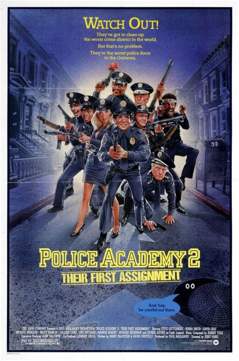 Jaquettecovers Police Academy 2 Au Boulot Police Academy 2