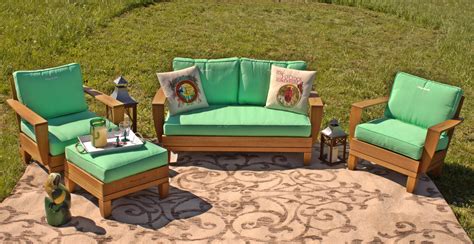 4pc Jimmy Buffet Margaritaville Deep Seating Set In Green Patio