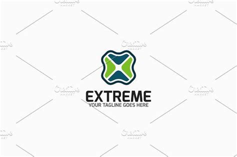 Extreme Logo | Logo templates, Business card logo, Logo design inspiration