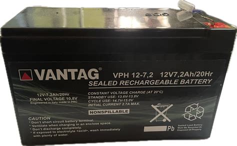 Batteria Vantag Agm Ciclica Vph V Ah Hr Mini Racing