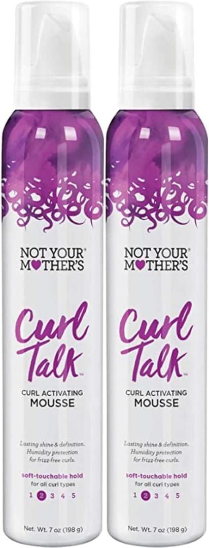 Not Your Mothers Curl Talk Curl Activating Mousse 7 Ounce 2 Pack Amazonca Beauty