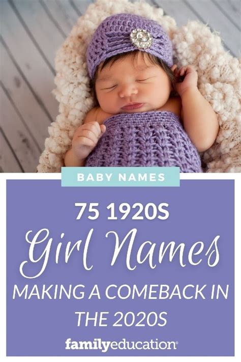 Our Favorite 1920s Girl Names Making a Comeback in the 2020s ...