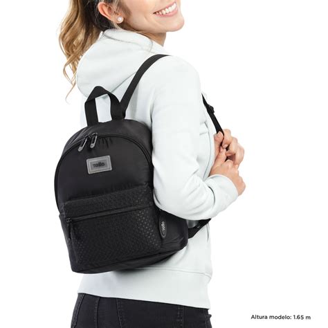 Mochila Baltra Para Mujer Color Negro Precio Guatemala