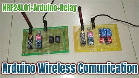 Arduino Wireless Communication Using NRF 24L01 Module Arduino NRF