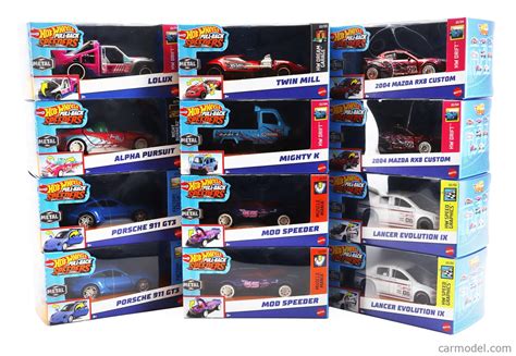 Mattel Hot Wheels Hpr D Masstab Mitsubishi Set Assortment Pieces Speeders