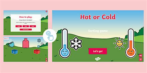 Hot Or Cold Interactive Sorting Activity Teacher Made