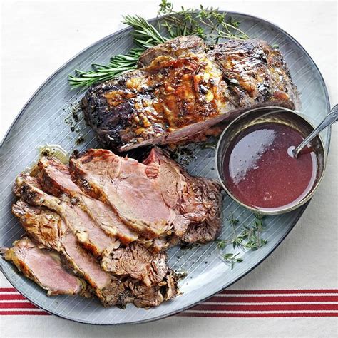 Herbed Rib Roast Or Ny Strip Roast With Jus Savory