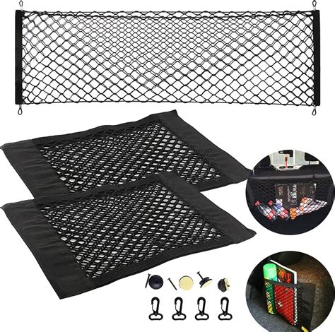 Amazon NEPAK 3 Pcs Heavy Duty Cargo Net Stretchable Car Cargo Net