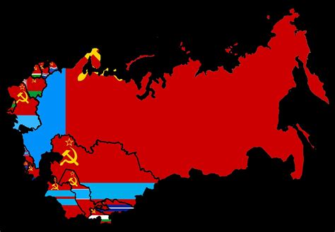 Flag Map Of The Ussr R Vexillology