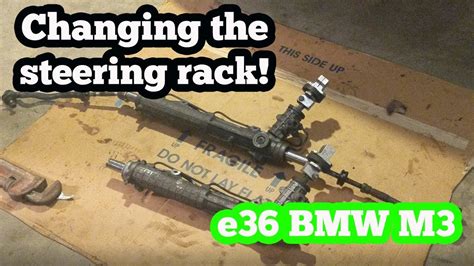 FIXING The Steering Rack On The E36 BMW M3 YouTube