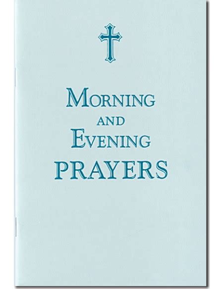 Morning And Evening Prayers