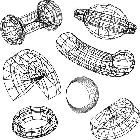 Wired Object Elements For Y2k Style, Y2k Shapes, Y2k Element, Design ...