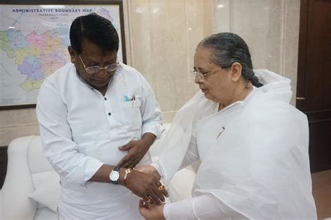 Rakshbandhan to Vidhan Sabha Speaker, Ministers of Jharkhand and MLAs ...