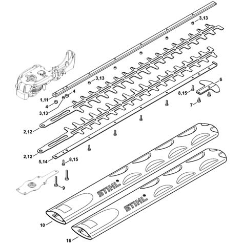 Stihl Hse Hedgecutter Cutter Bar Assembly L S Engineers