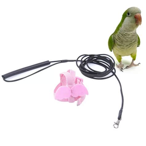 Adjustable Bird Harness Leash Parrot Flying Rope Ultra Light