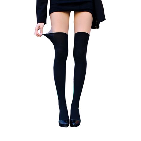 Illusion Thigh High Socks Sexy School Girl Stockings With Fake Garter