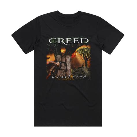 Creed Weathered 1 Album Cover T-Shirt Black – ALBUM COVER T-SHIRTS