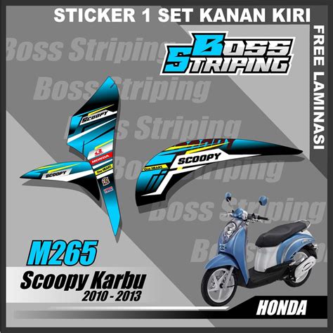 Jual Striping Scoopy Karbu Stiker Sticker Setiker List