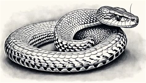 Learn to Sketch a King Cobra Snake Easily