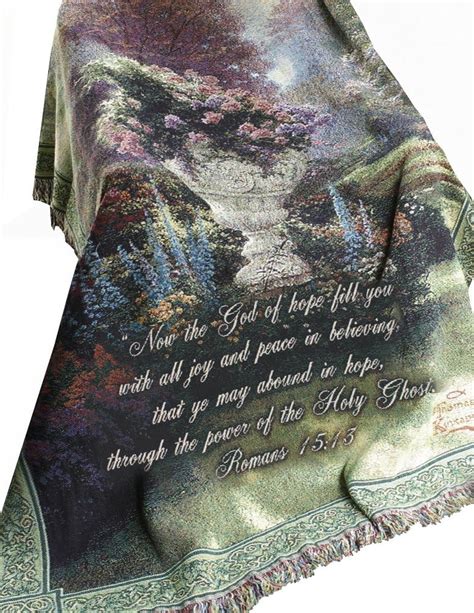 Manual Thomas Kinkade 50 X 60 Inch Tapestry Throw With