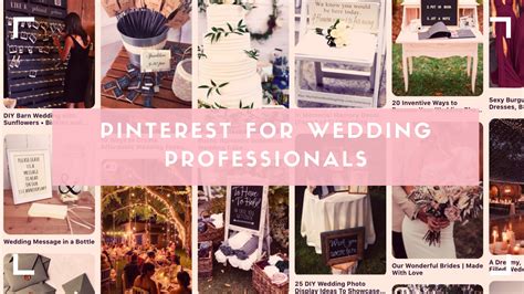 pinterest  wedding professionals inspiration advertising