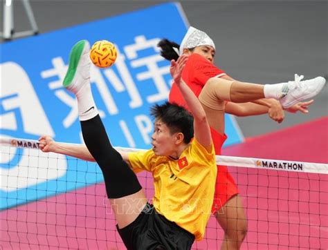 Asiad Women S Sepak Takraw Team Bring Second Gold Medal To Vietnam