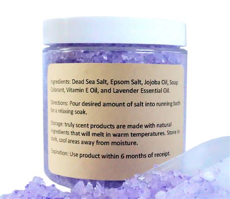 Ultimate Relaxation Bath Salt Stress Relief Therapeutic Natural Lavender Epsom & Dead Sea Salt ...