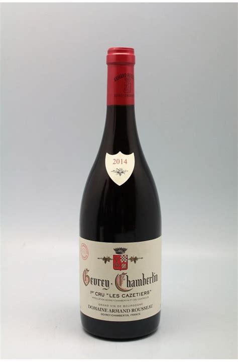 Armand Rousseau Gevrey Chambertin 1er Cru Les Cazetiers 2014