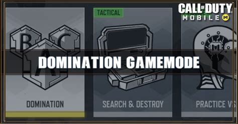 Domination Gamemode Call Of Duty Mobile Zilliongamer