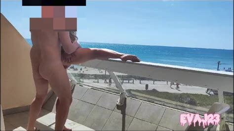 Italian Amateur Risky Fuck On Vacation On The Terrace Pornhub