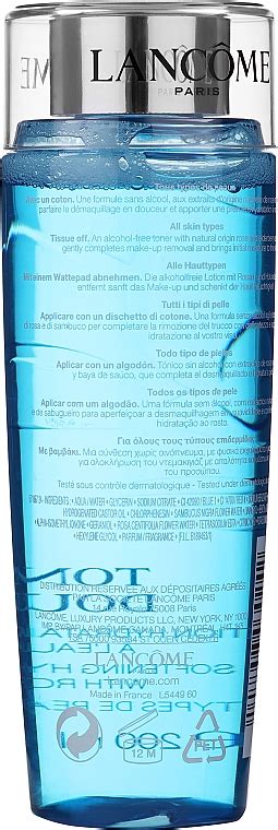 Lotion sans alcool pour visage Lancôme Tonique Douceur Makeup fr