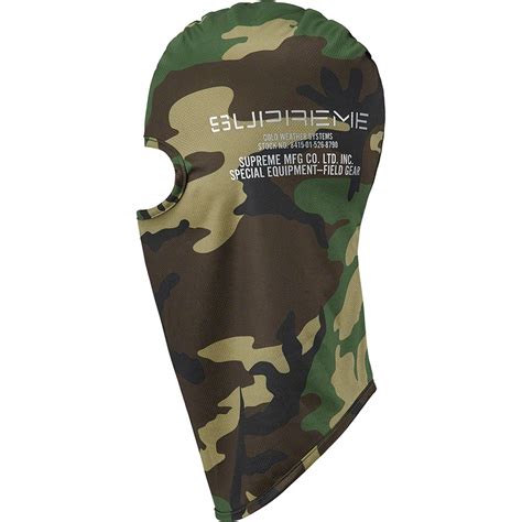 Field Gear Lightweight Balaclava Fall Winter 2022 Supreme