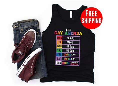 Pride Tank Top Gay Pride Tank Top Pride Clothing Gay Pride Outfits Rainbow Tank Top