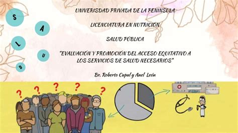 Evaluaci N Y Promoci N Del Acceso Equitativo A Los Servicios De Salud