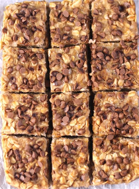 Banana Oatmeal Breakfast Bars Peanut Butter Oatmeal Bars Cook With Kushi