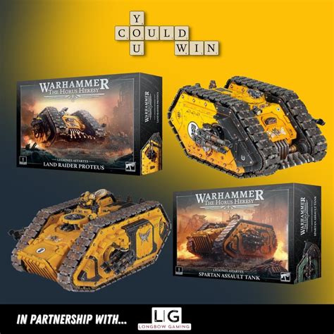 Warhammer Wednesday Horus Heresy Land Raider Bundle You Could Win