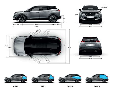 2021 Peugeot 2008 GT Sport dimensions