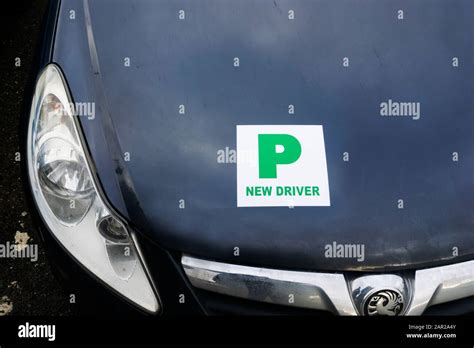 P Plates Driver Hi Res Stock Photography And Images Alamy