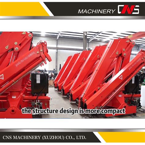 Good Condition Hydraulic Articulated Folding Arm Mobile Lifting Crane