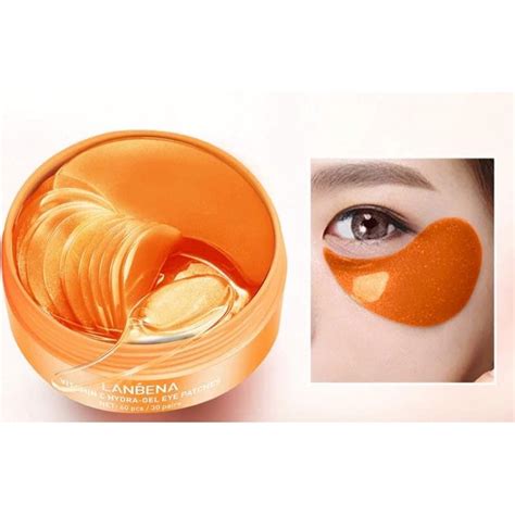 Parches Mascarilla Para Ojos Ojeras Colágeno Vitamina C anti arrugas