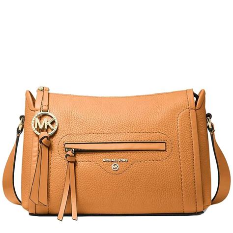 Túi Xách Michael Kors MK Carine Large Pebbled Leather Crossbody Bag in