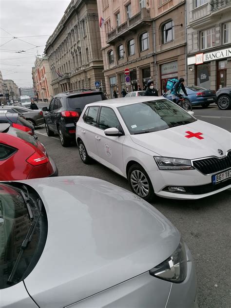 Škoda fabia dom zdravlja Stari Grad emergecy rescue Serbia emergecy