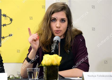 Pussy Riot Member Nadezhda Nadya Tolokonnikova Editorial Stock Photo