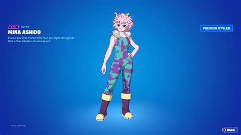 How To Get Mina Ashido For FREE Fortnite YouTube