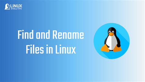 How To Find And Batch Rename Multiple Files In Linux